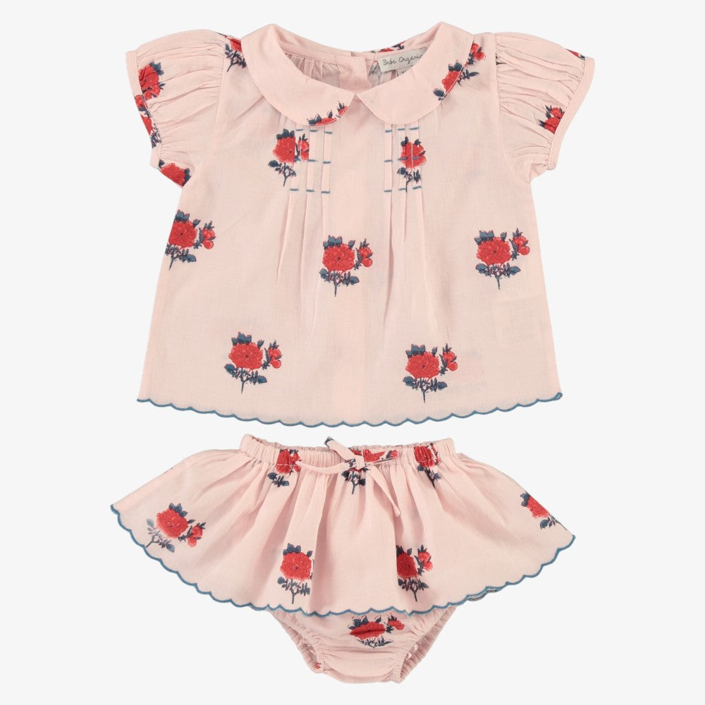 April Top And Bloomer - Rose