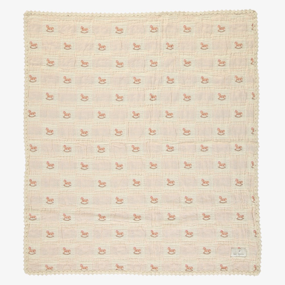 Horse Patchwork Blanket - Shell Pnik