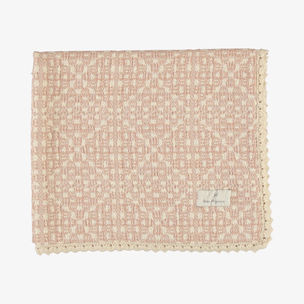 Crochet Blanket - Faded Rose