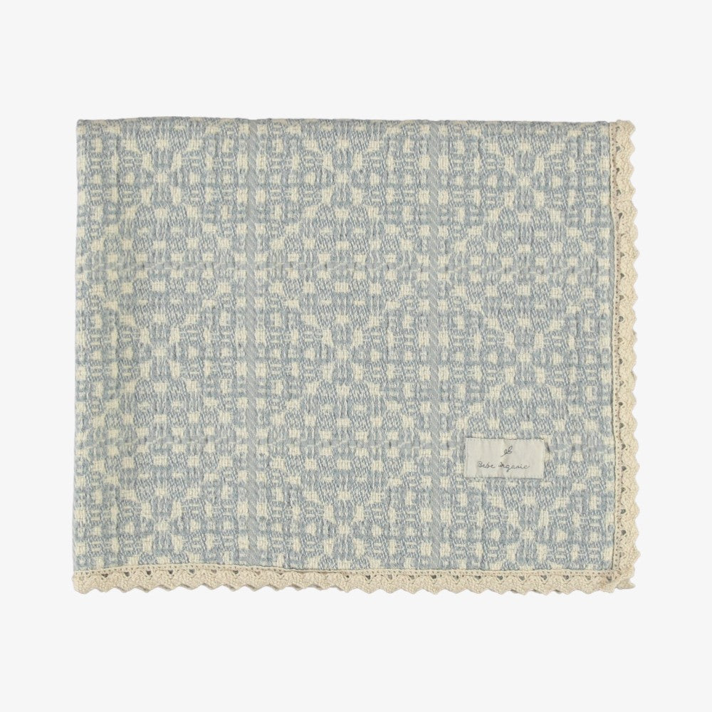 Crochet Blanket - Sky Blue