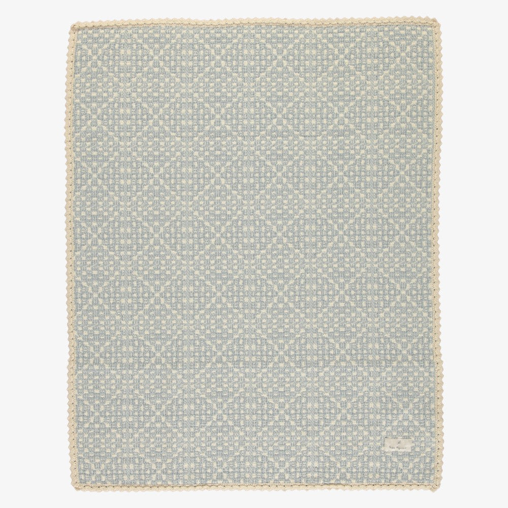 Crochet Blanket - Sky Blue