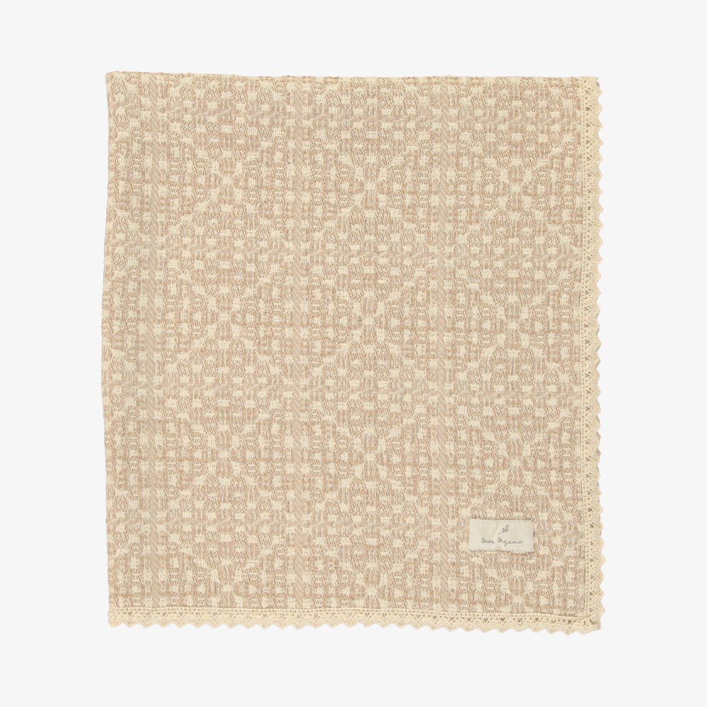 Crochet Blanket - Taupe