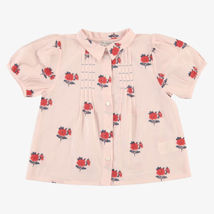 April Blouse And Skirt - Rose