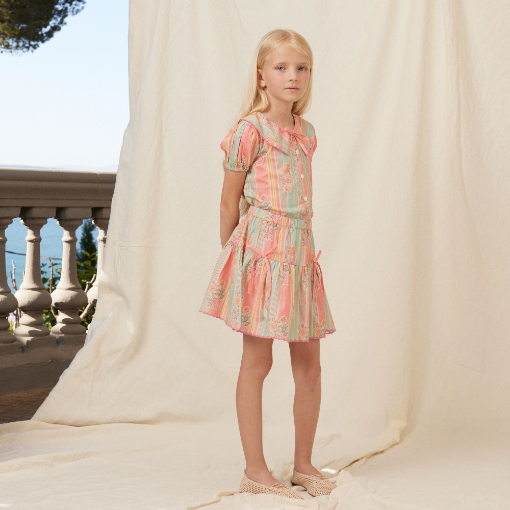 Florence Blouse And Skirt - Floral