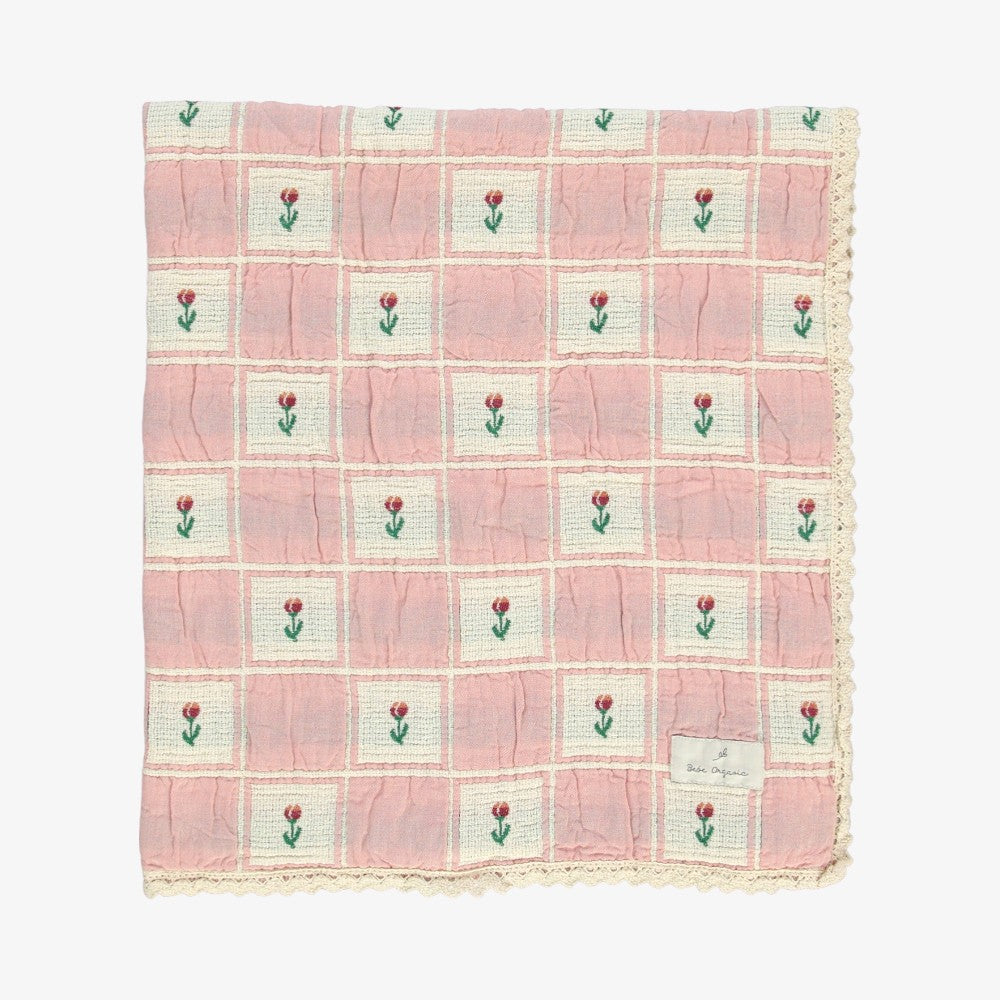 Belle Blanket - Mauve Tulip