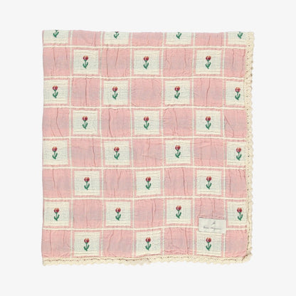 Belle Blanket - Mauve Tulip