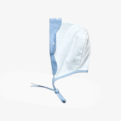 Jacket And Bonnet - White-blue