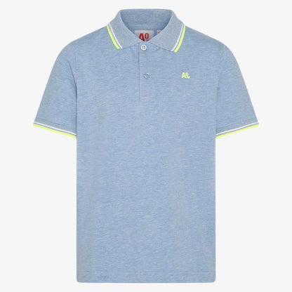 Carter Polo - Heather Blue