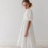 Doily Midi Dress - White