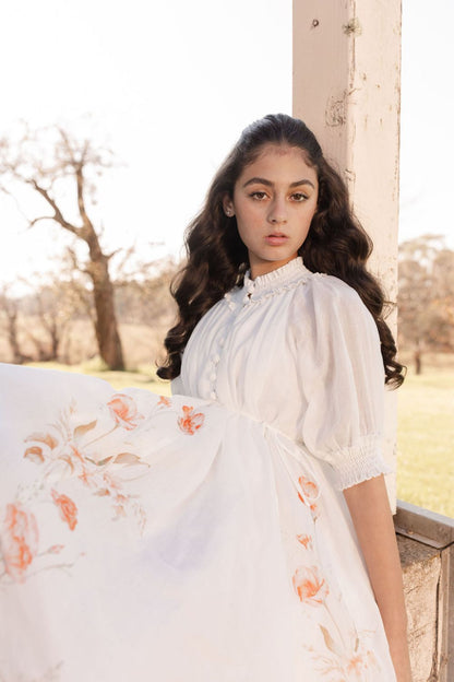 Linen Dress - Floral