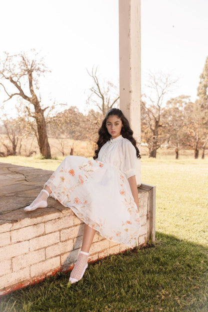 Linen Dress - Floral