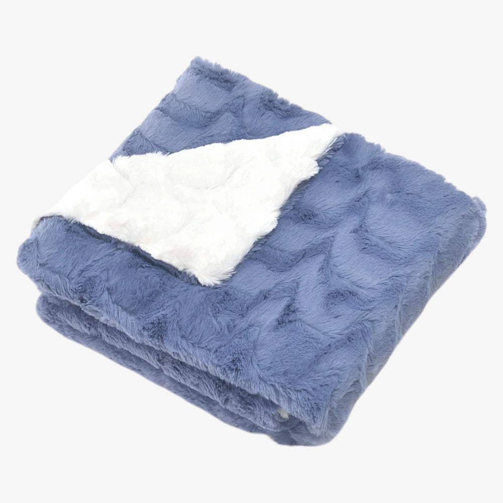 Zigzag Blanket - Blue