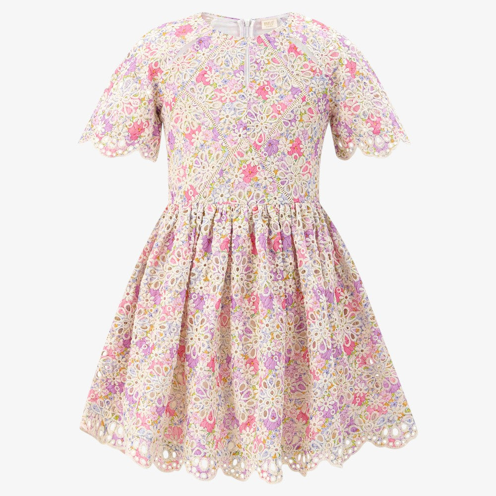 Charlotte Embroidered Dress - Floral