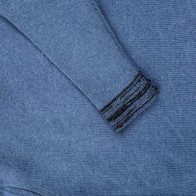 Marled Knit Set - Dusty Blue