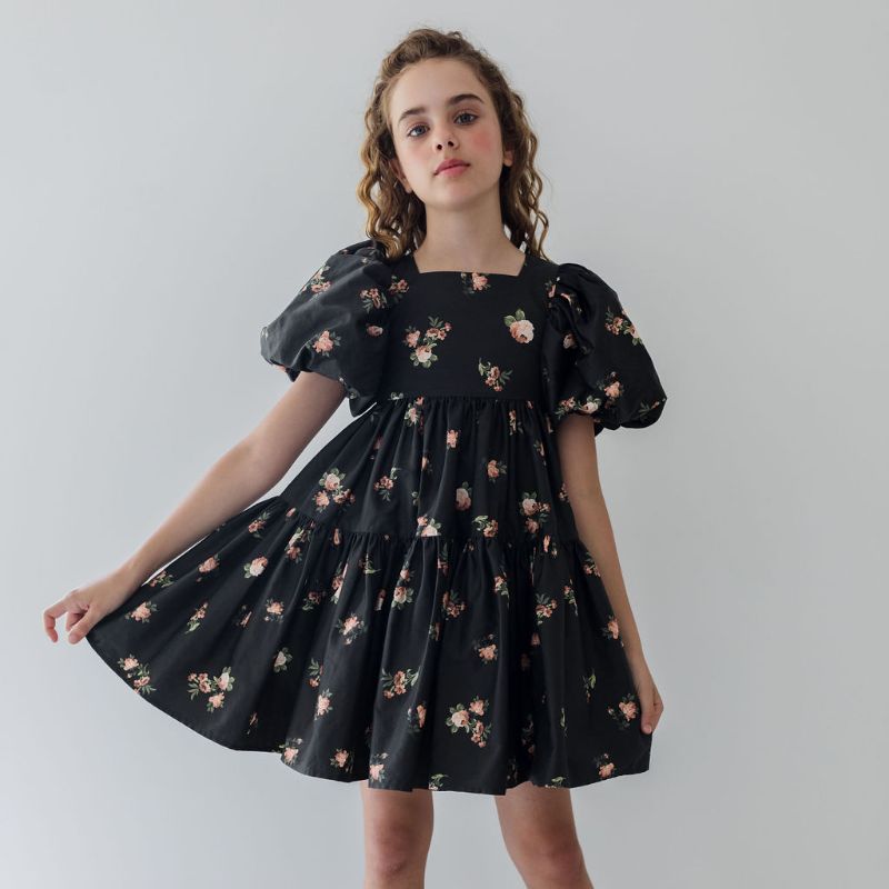 Poplin Dress - Rosebud