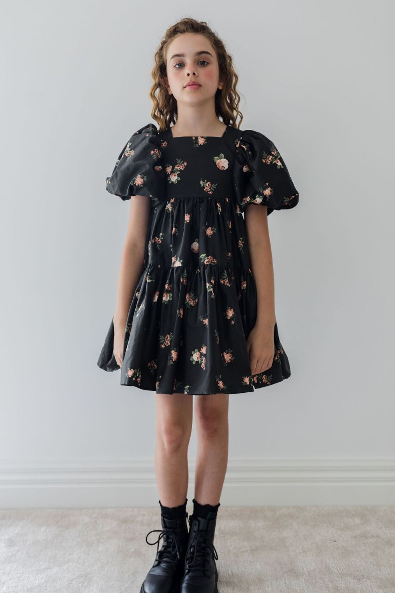 Poplin Dress - Rosebud