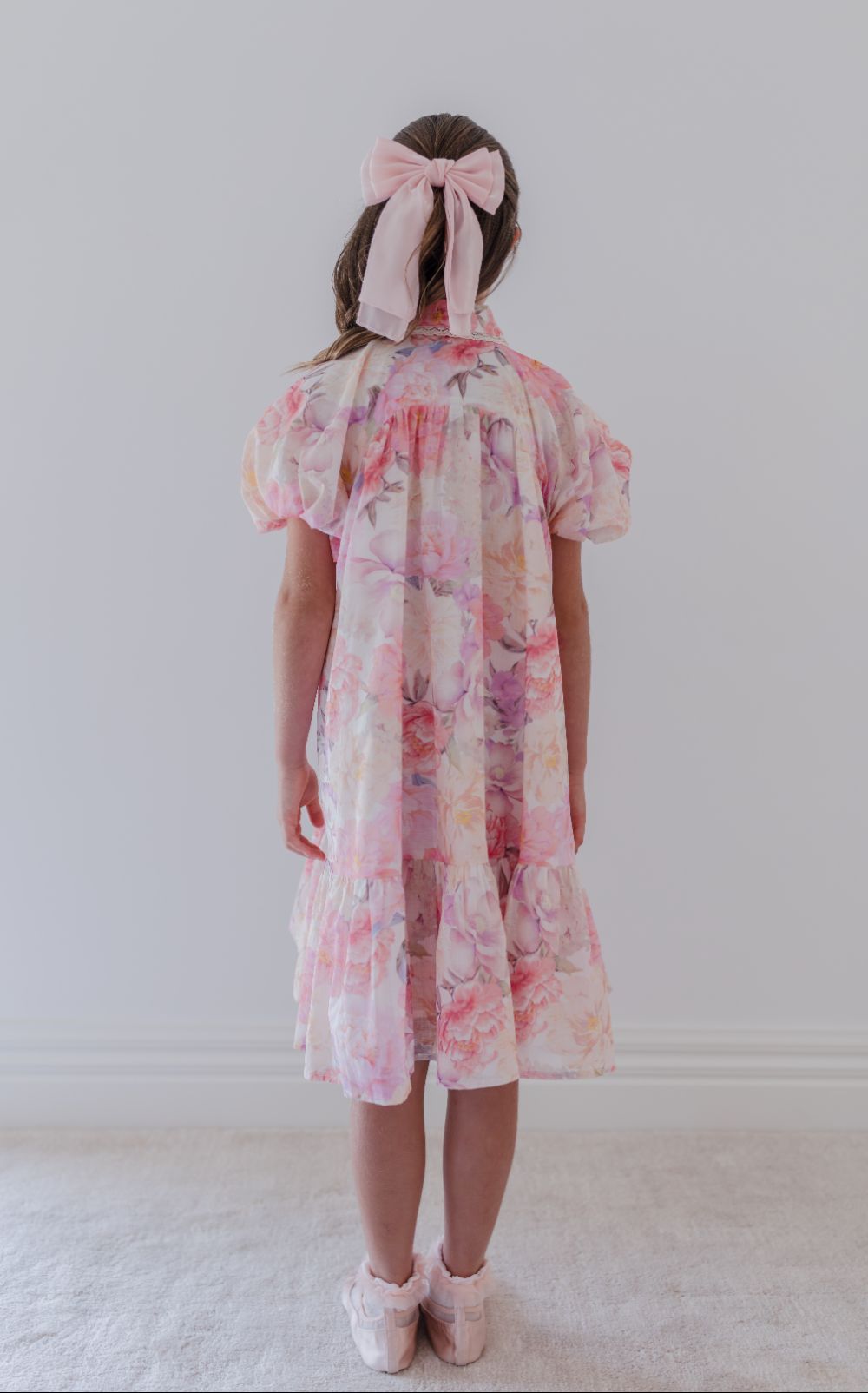 Dahlia Print Dress - Pink