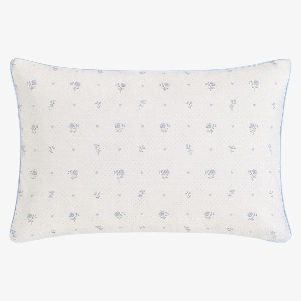 Toddler Pillowcase - Floral Blue