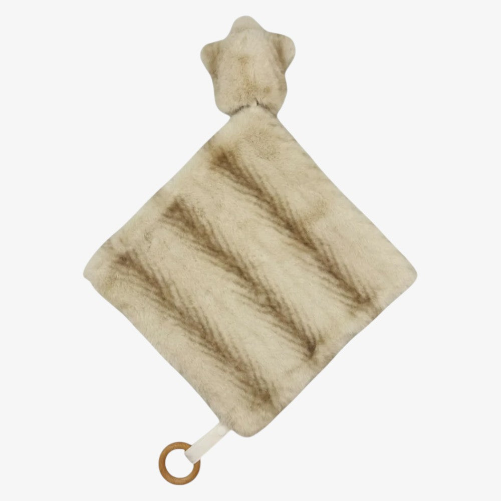 Chevron Plush Lovey - Beige