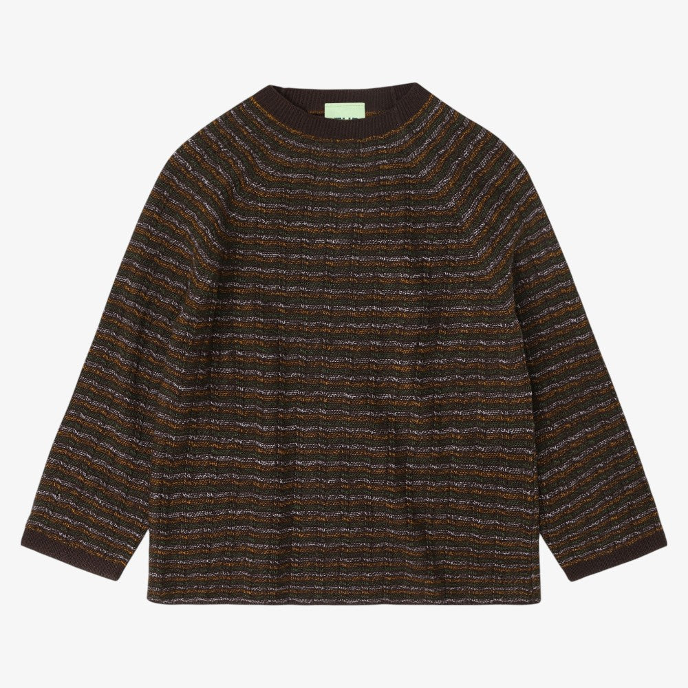 Highneck Crew - Mocha Melange