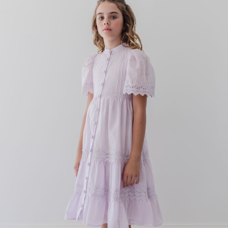 Lace Dress - Lilac