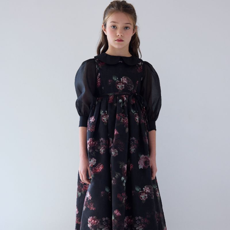 Organza Gown - Black