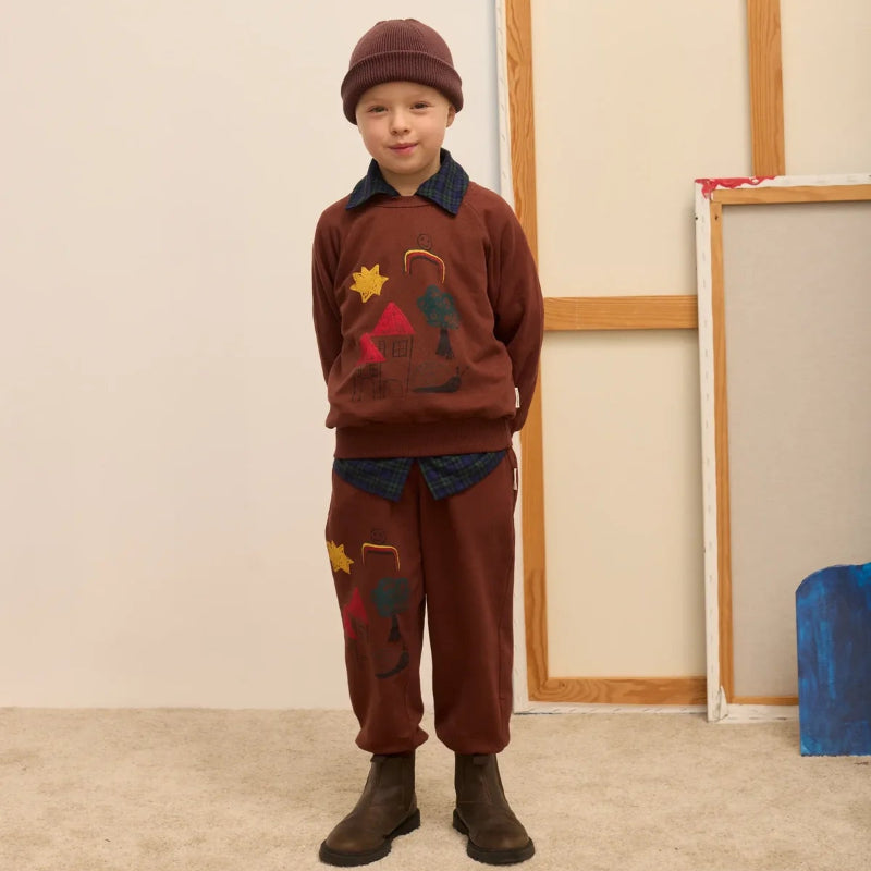 City Sweatshirt - Brown