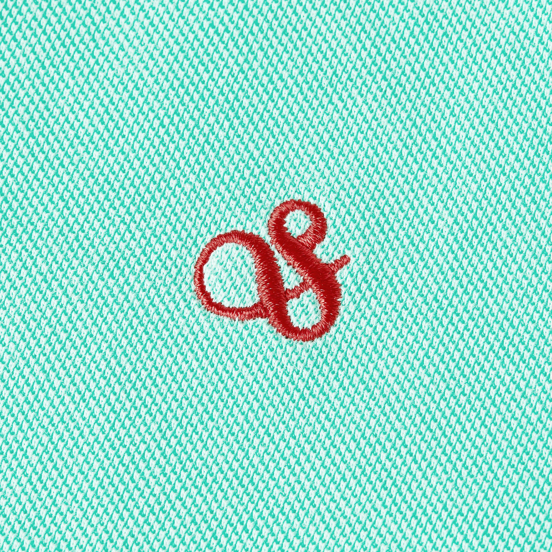 Embroidered Chest Pique Polo - Opal