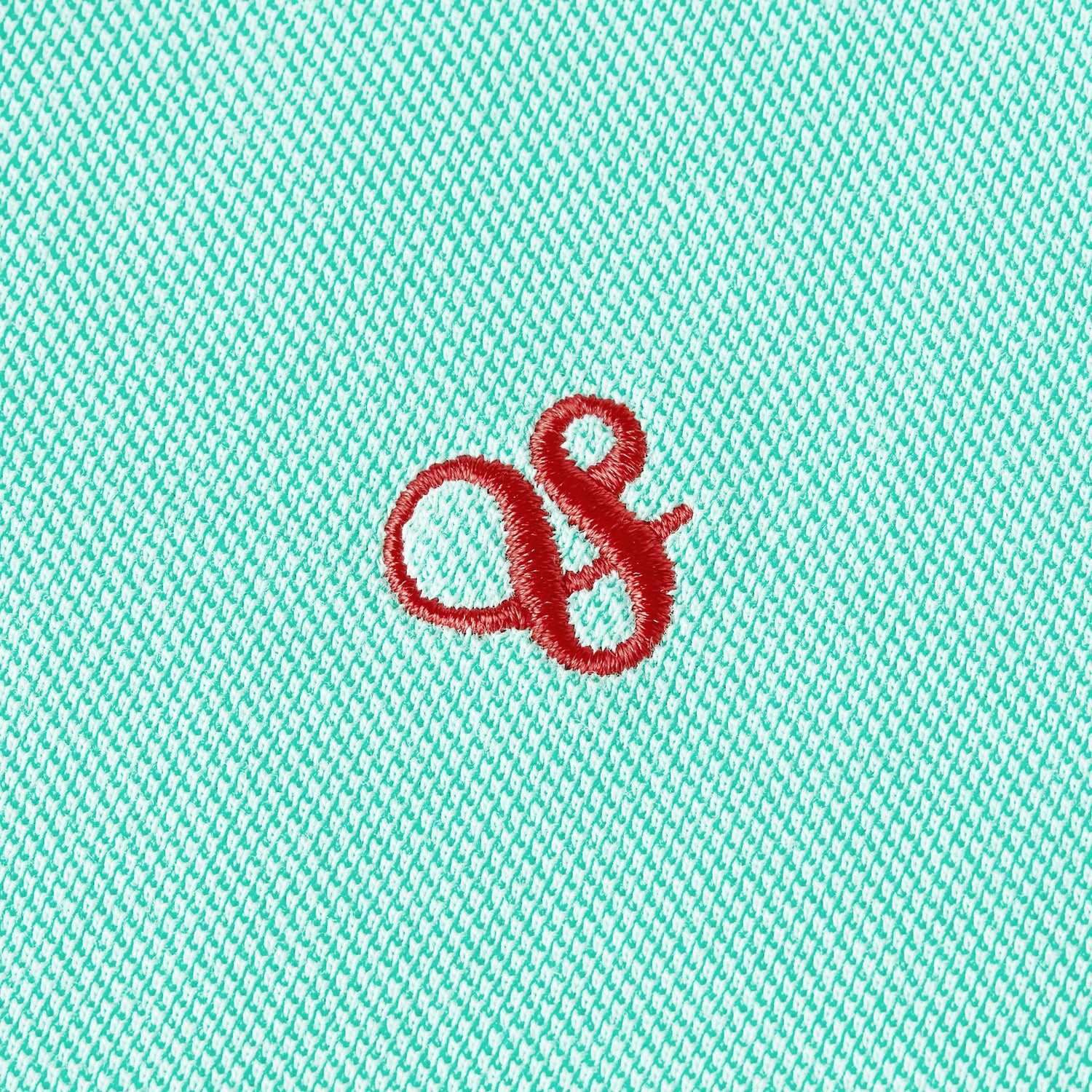 Embroidered Chest Pique Polo - Opal