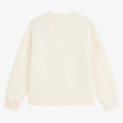 Embroidery Sweatshirt - Cream