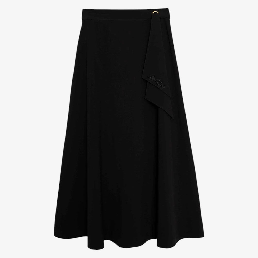 Logo Midi SKirt - Black