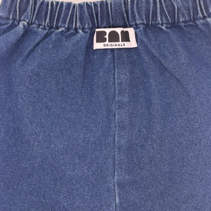 Leopard Shorts - Denim