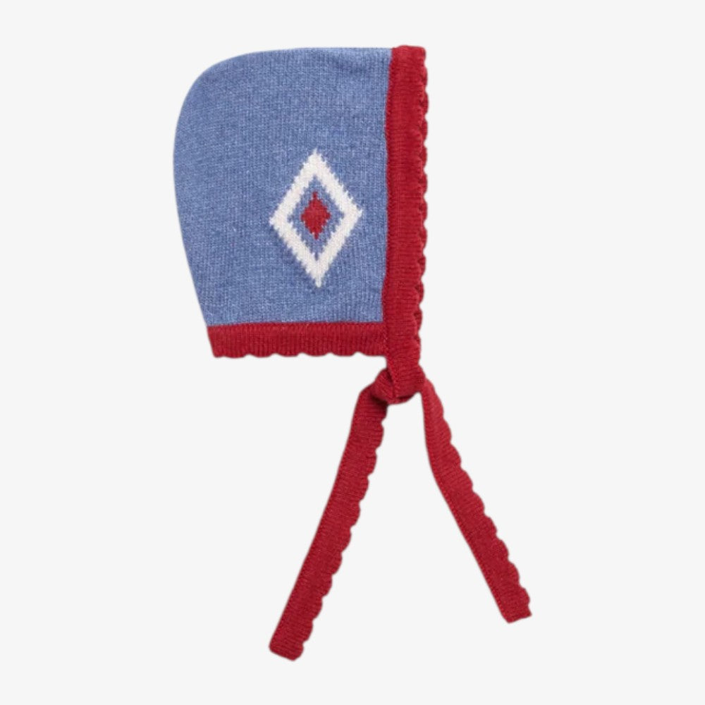 Argyle Knit Bonnet - Multi