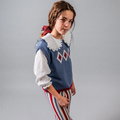 Argyle Knit Vest - Multi
