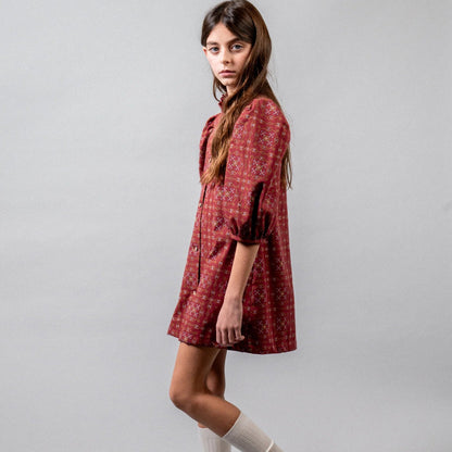 Ribera Dress - Burgundy