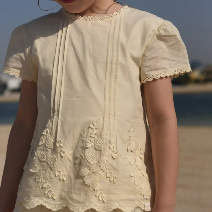 Mia Top And Skirt - Sand