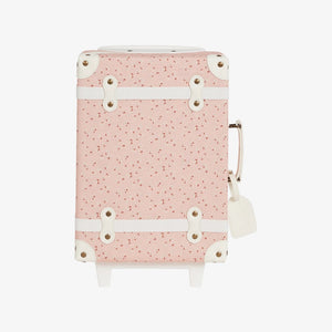 Olli Ella See-Ya Suitcase - Pink Daisies