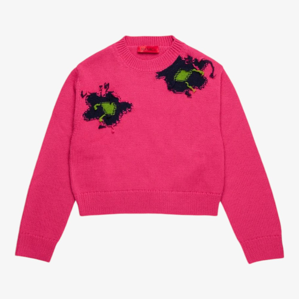 Flower Sweater - Purple