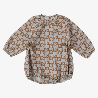 Mathiue Romper - Blue&amp;brown