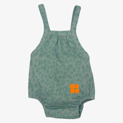 Leopard Romper - Mint