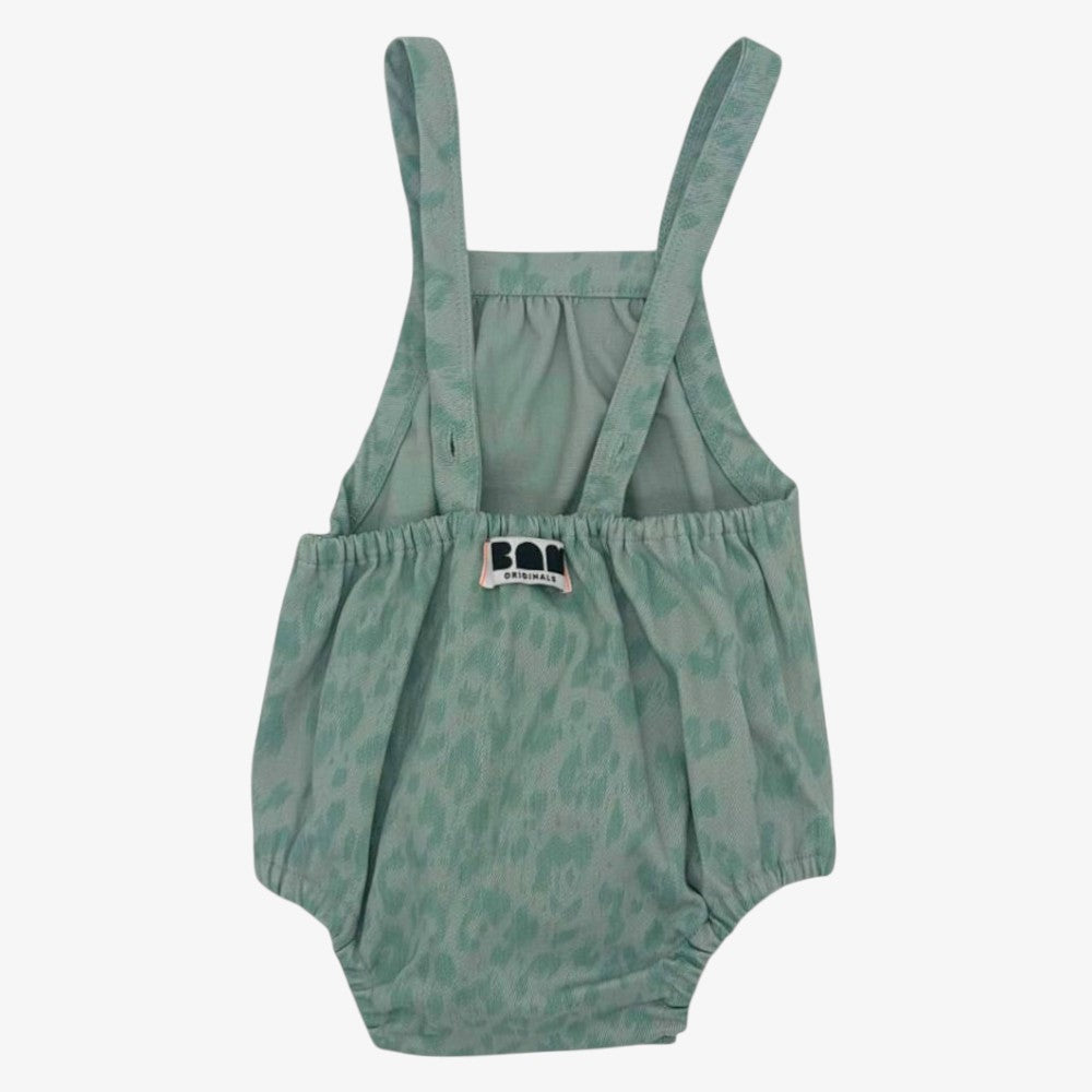 Leopard Romper - Mint