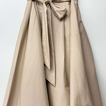 Flared Skirt - Beige