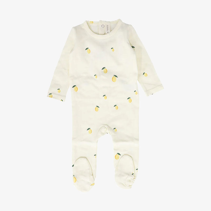 Printed Fruit Take Home Sets - Ivory-lemon