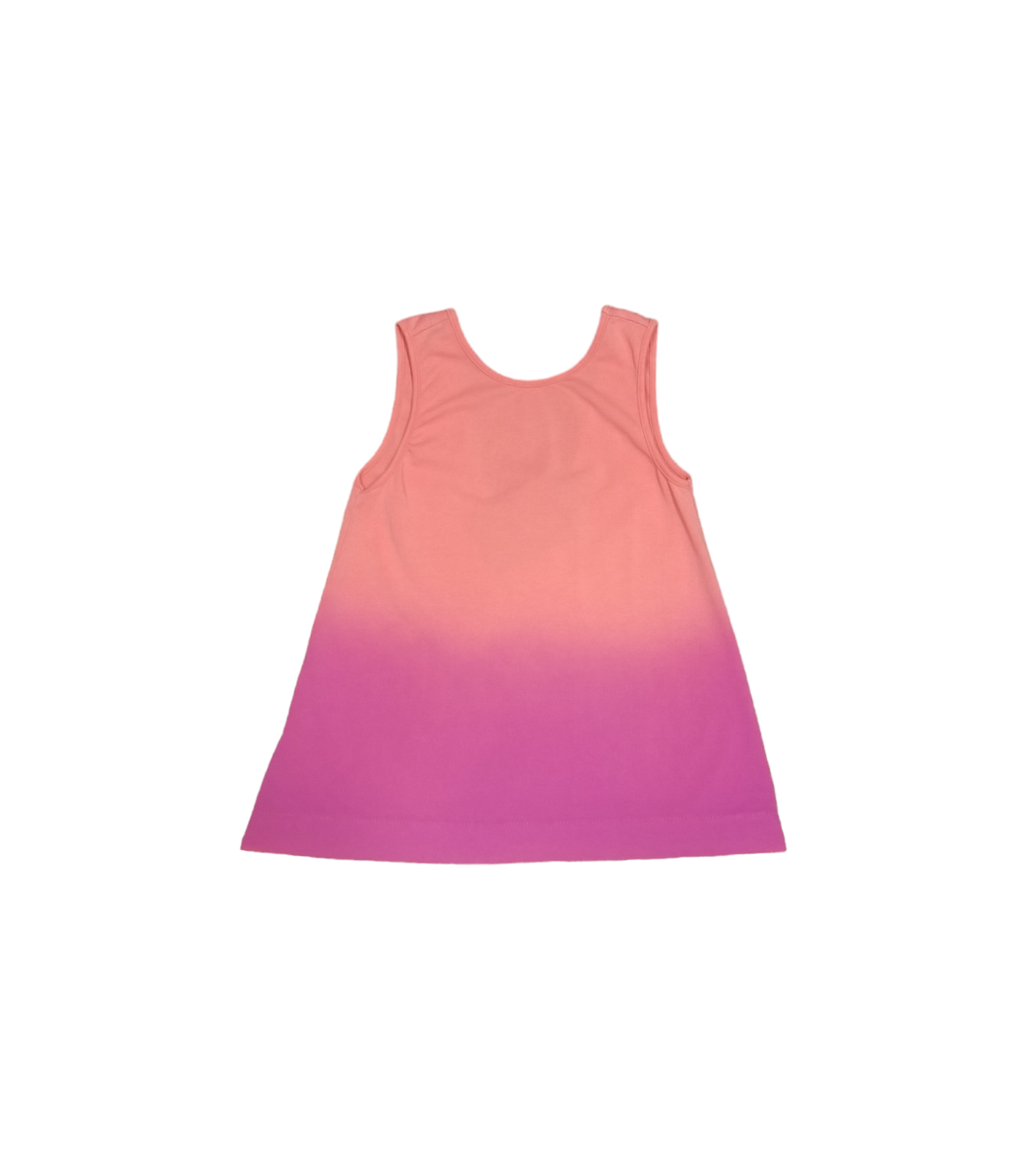 Minikid Sunset V-Dress - Violet/coral/peach
