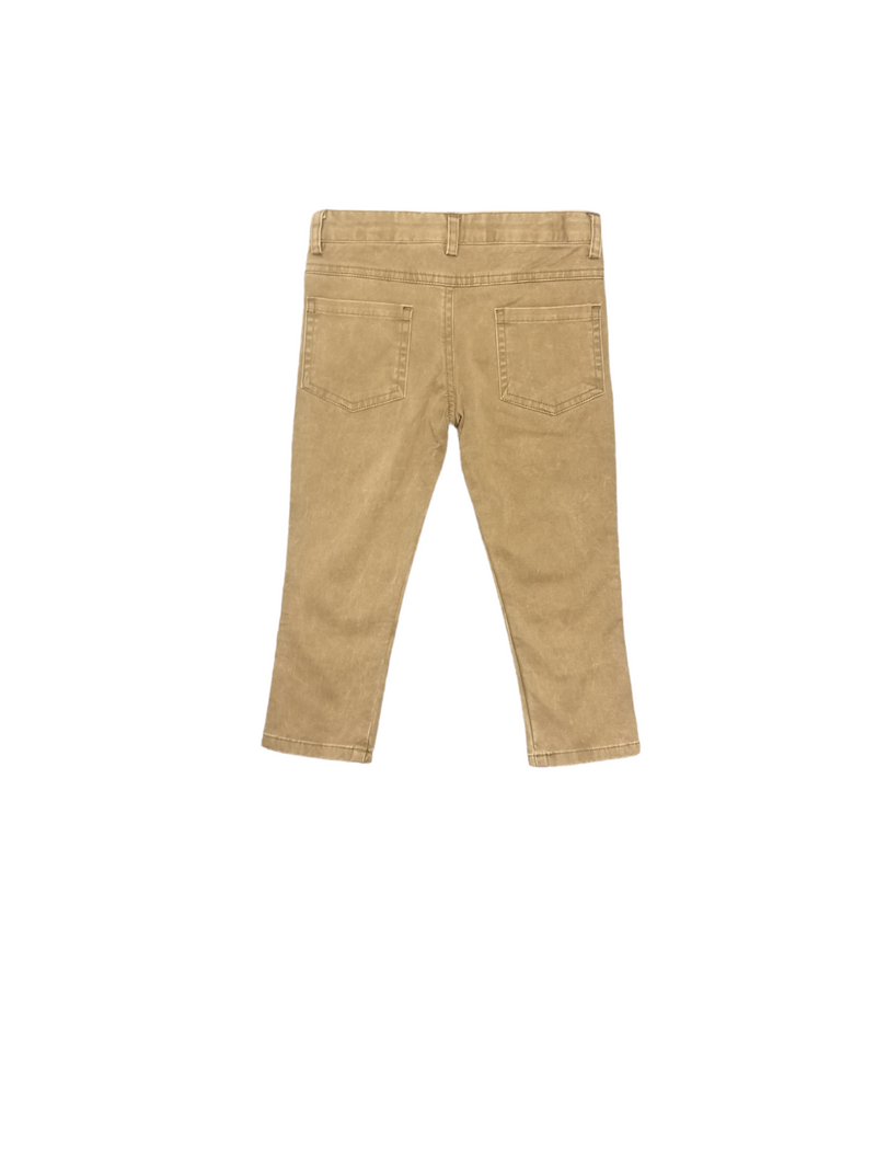 Crew Kids Acid Wash Pants - Cocoa