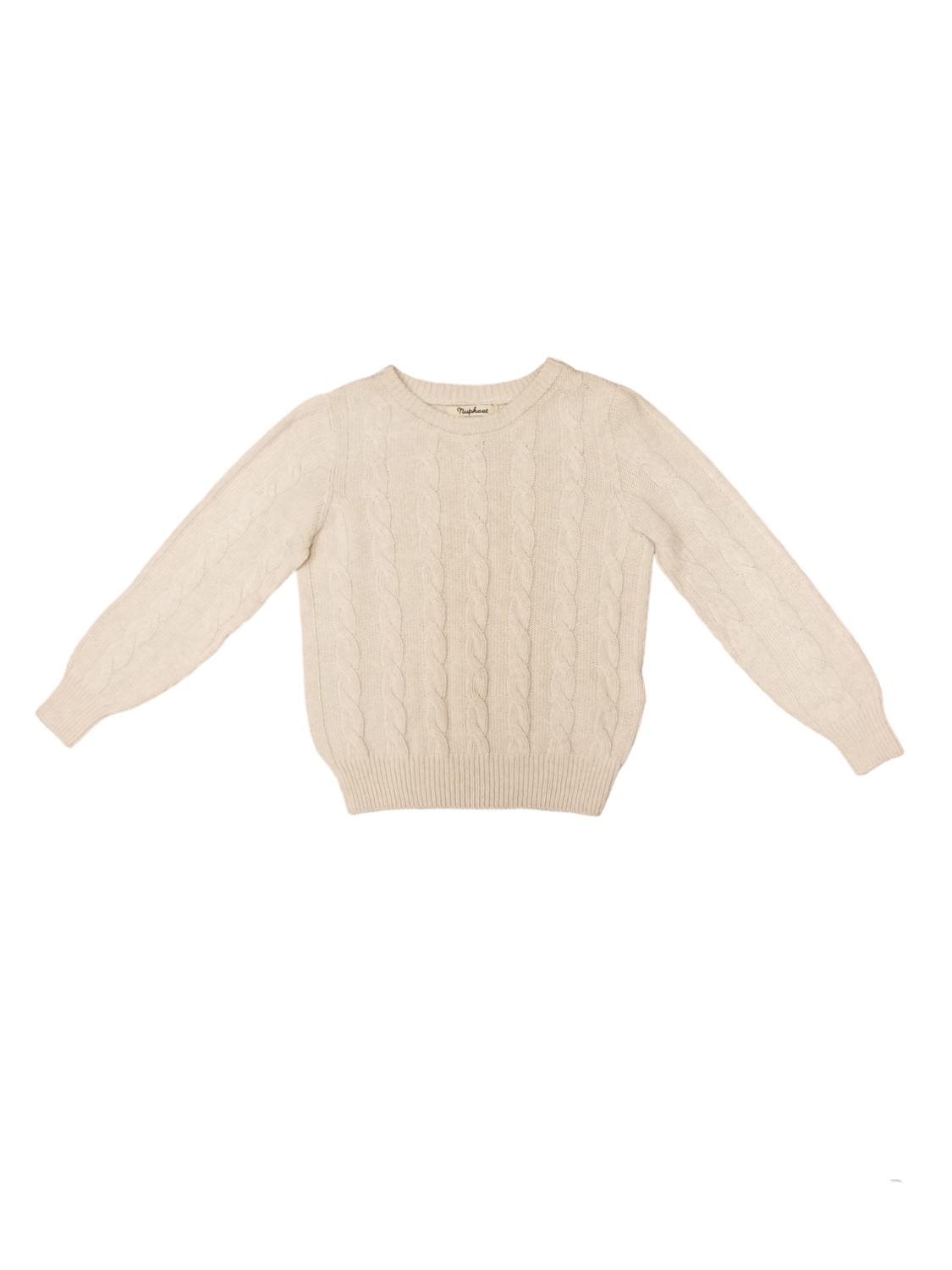 Nupkeet Cable Sweater - Natural Natural