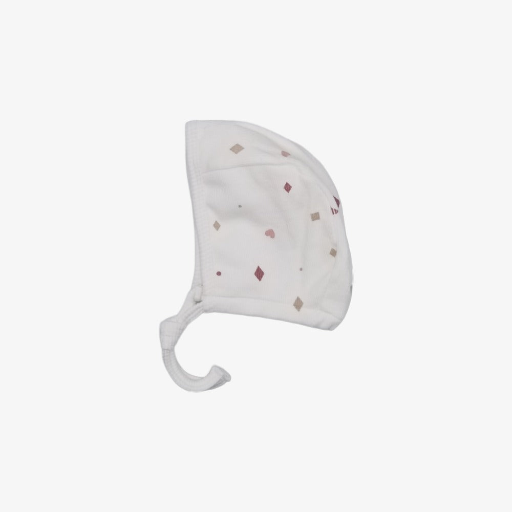 Shapes Rib Bonnet - Ivory