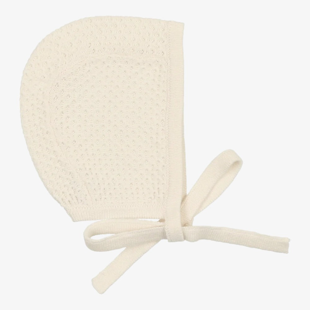 Lilette Knit Bonnet - Cream