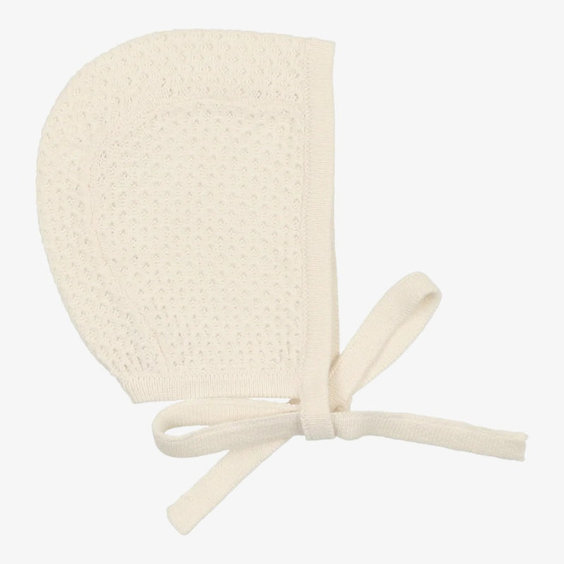 Lilette Knit Bonnet - Cream