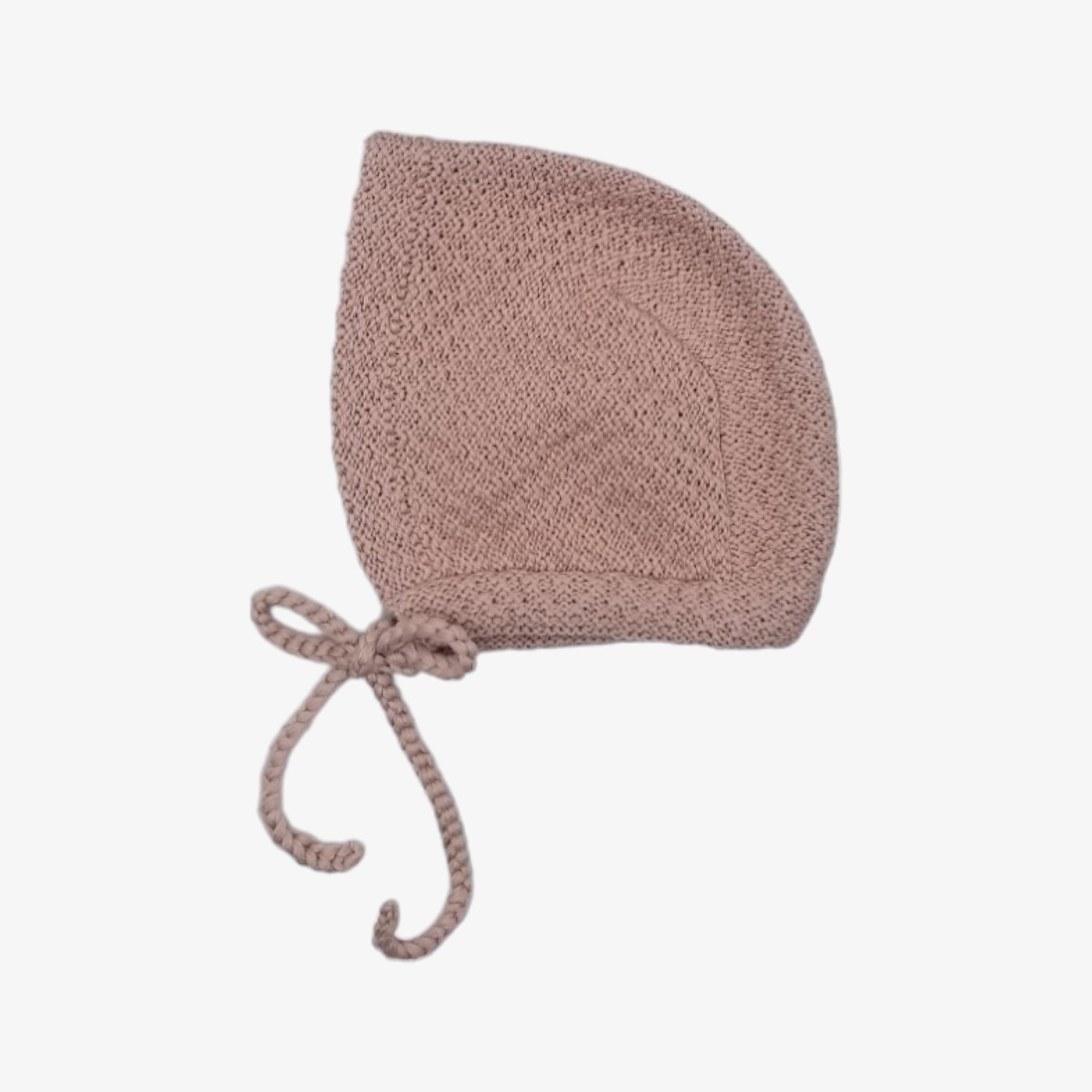 Knitted Bonnet - Pink